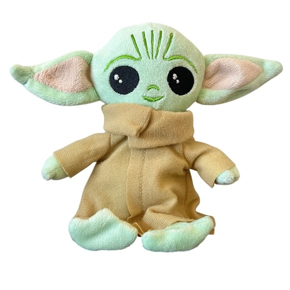 Galerie Other - Star Wars The Mandalorian Grogu Baby Yoda‎ Plush Galerie Green Tan 7 inch Toy